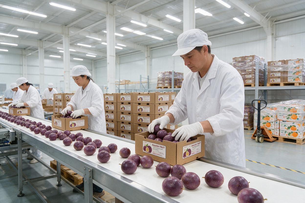 passion fruit export packing