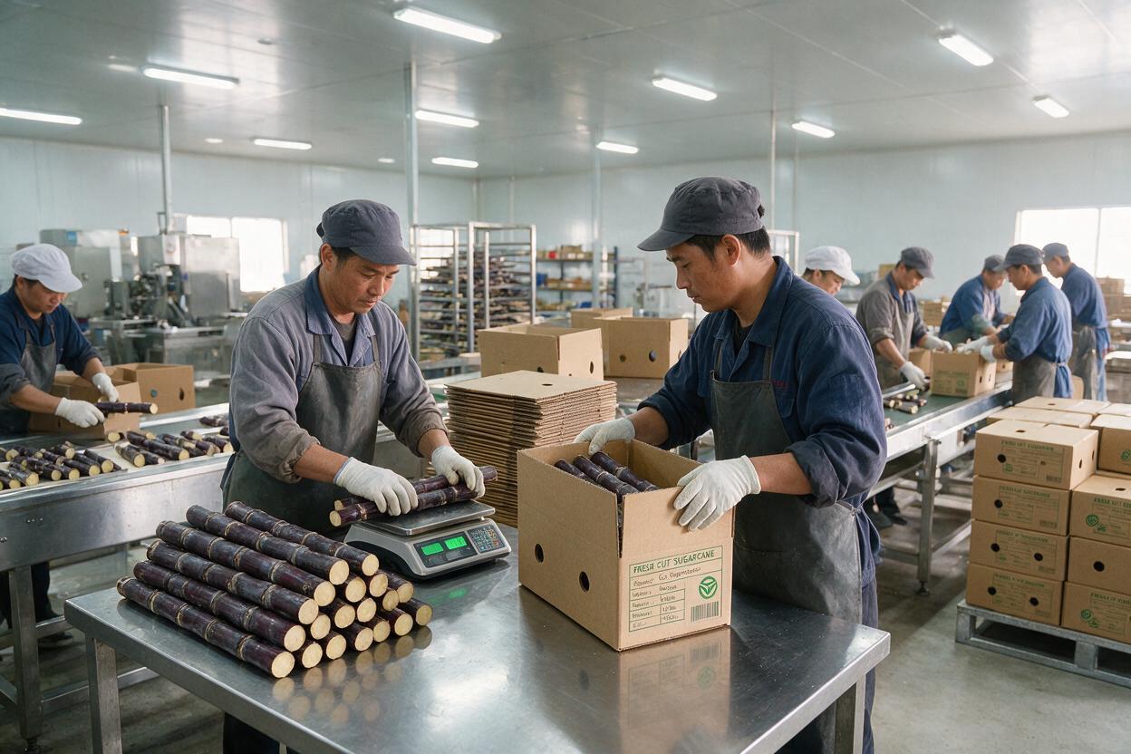 sugar cane export packing