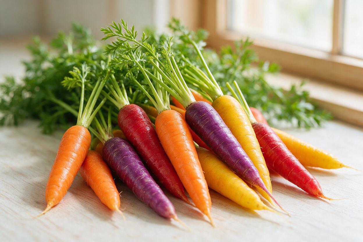 Carrot Varieties from China: Orange, Red, Purple and Yellow Types for Export
