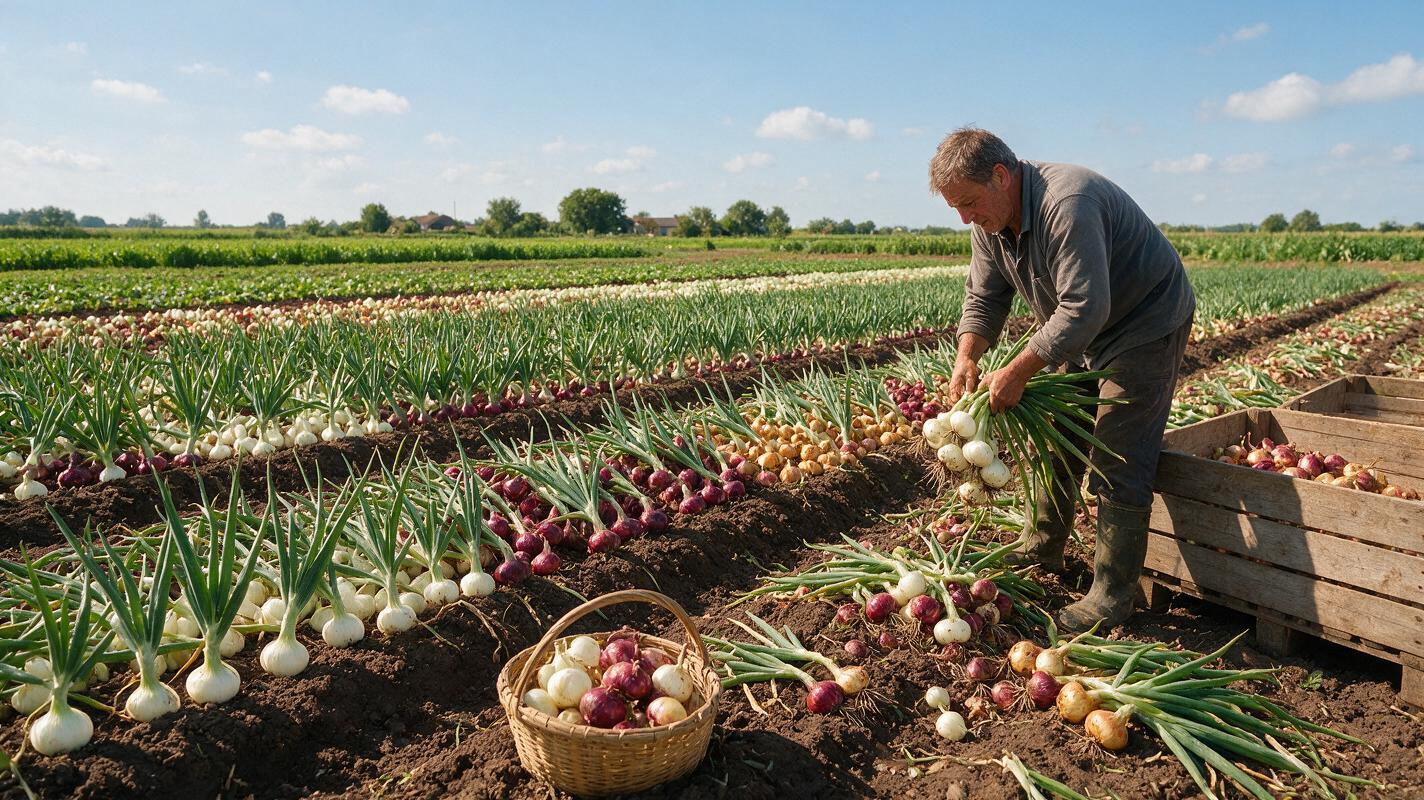onion varieties farm in China