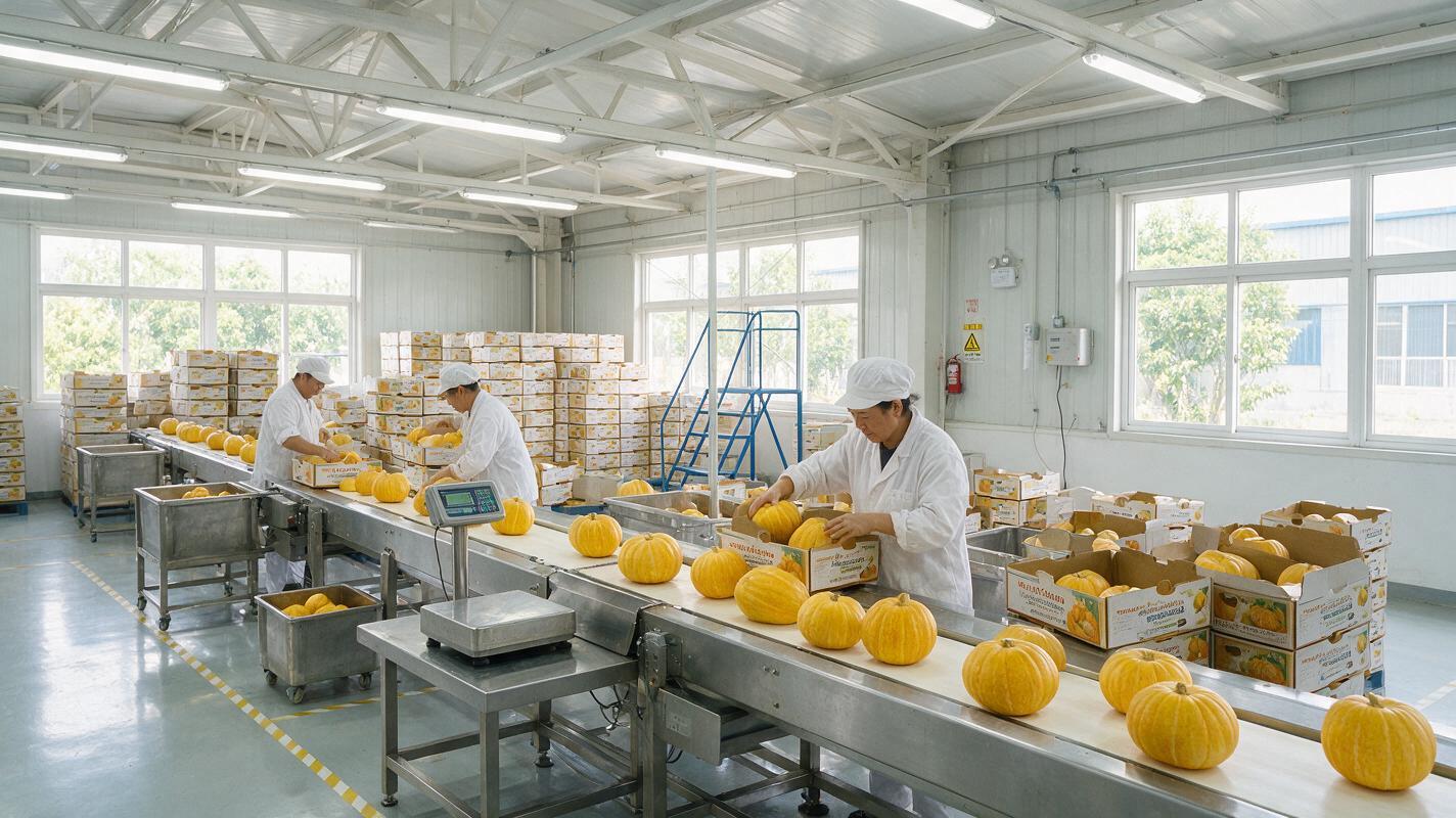 pumpkin nutrition export packing