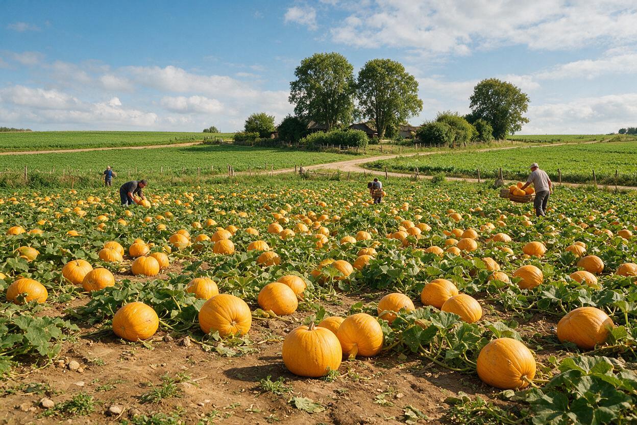 pumpkin nutrition farm in China
