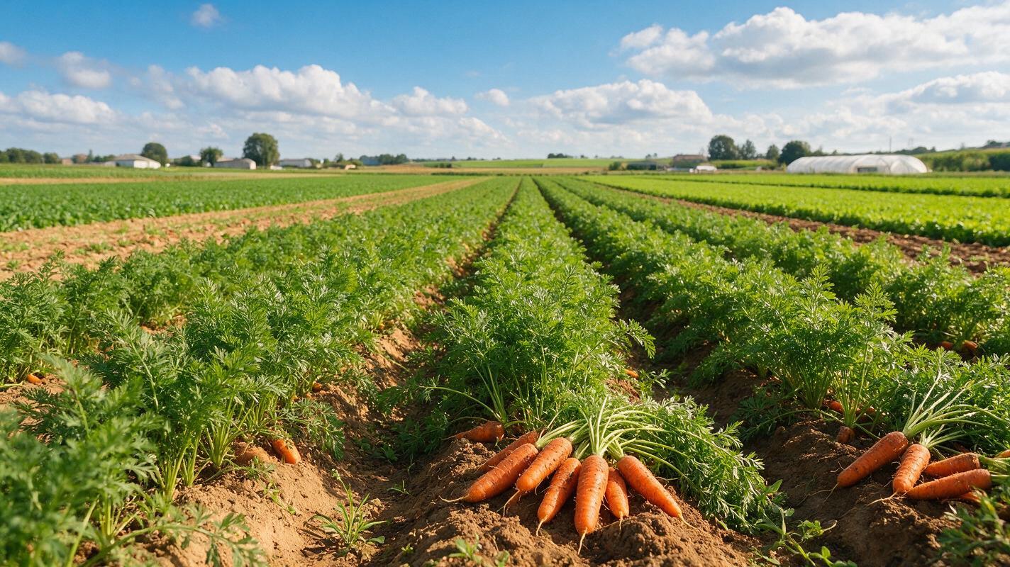 carrot nutrition farm in China