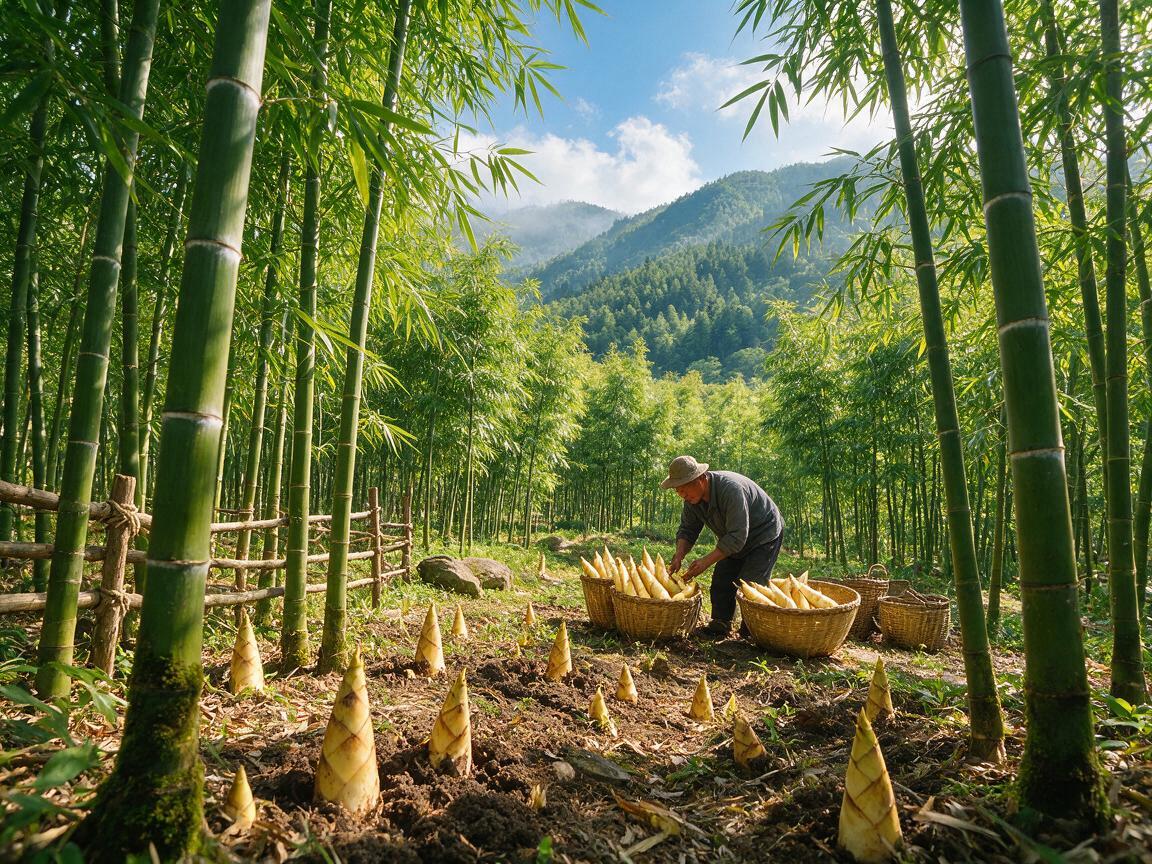 bamboo shoot varieties farm in China