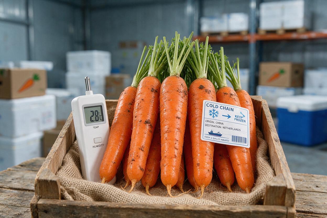 Carrot Cold Chain Export from China: Freshness from Farm to Port