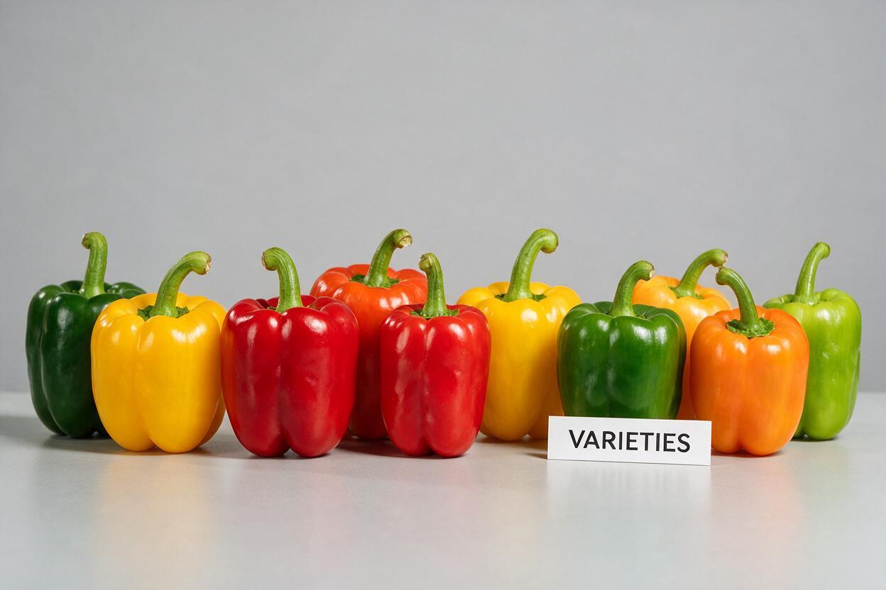 Bell Pepper Varieties Export from China: Color & Sweetness Guide