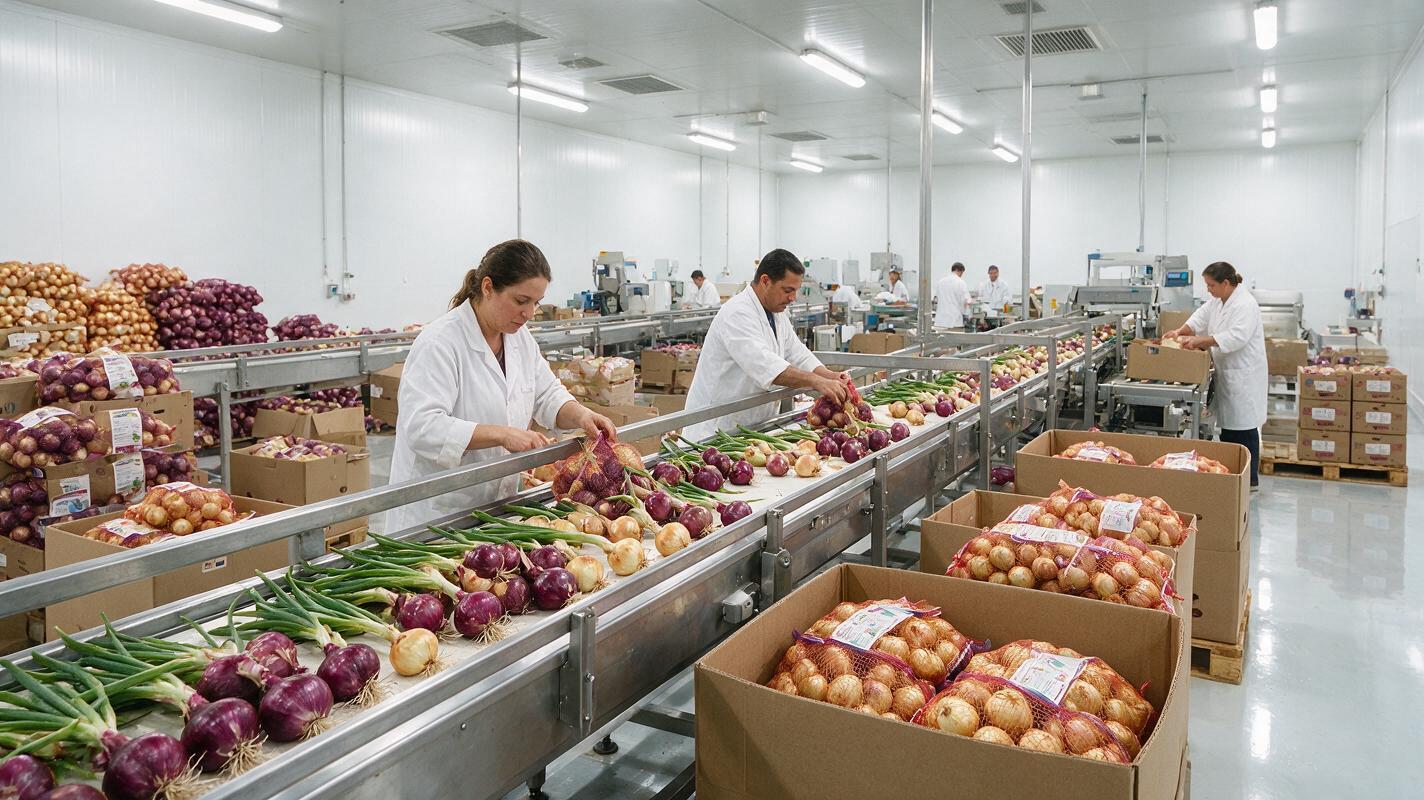 onion nutrition export packing