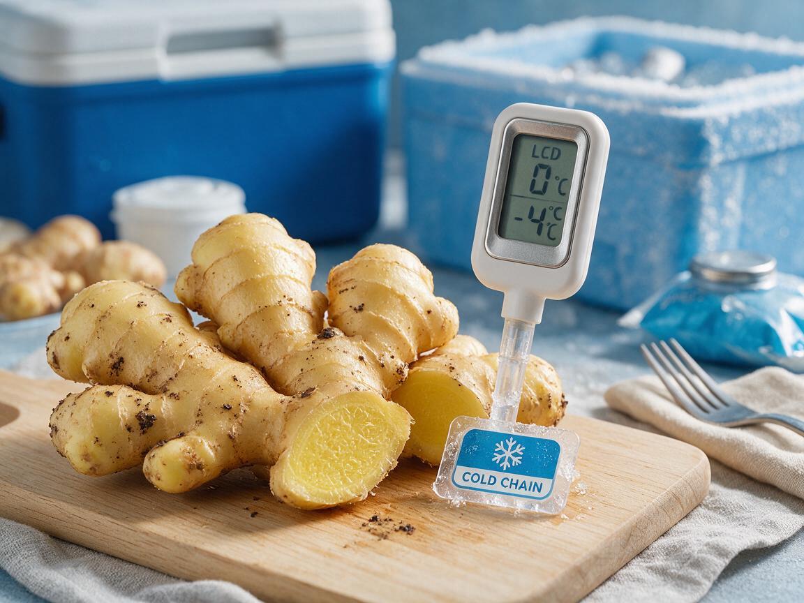 Ginger Cold Chain Export from China: Freshest Handling
