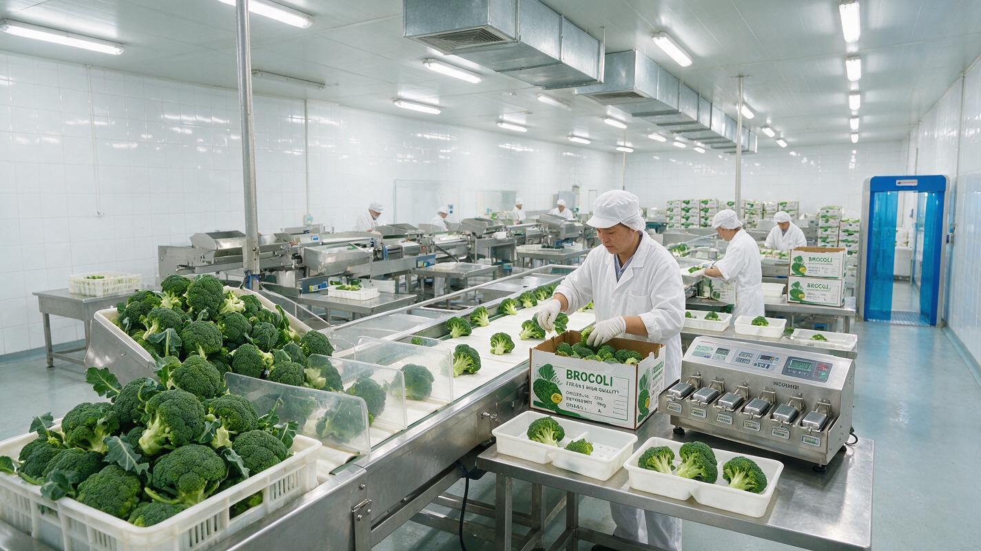 broccoli nutrition export packing