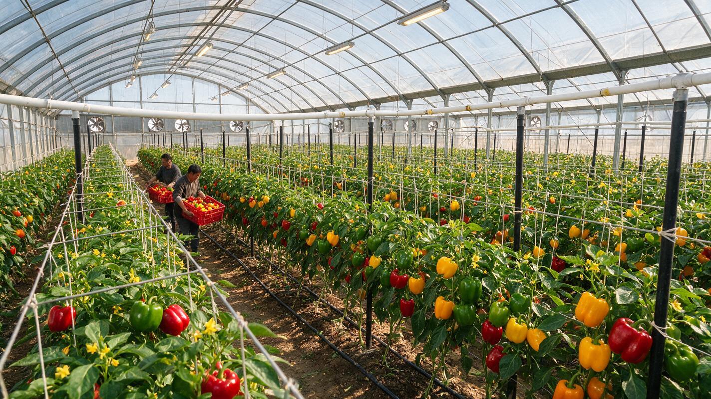 bell pepper varieties farm in China