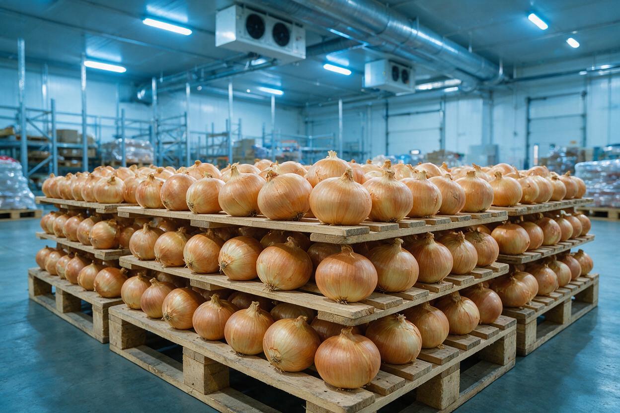 Onion Export Cold Chain Management from China