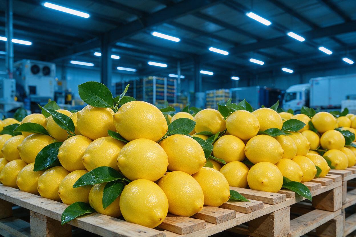 Lemon Export Cold Chain: Fresh Lemons from China
