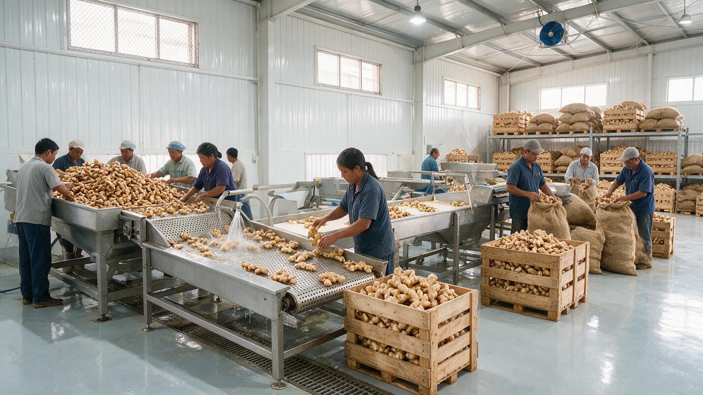 ginger export packing