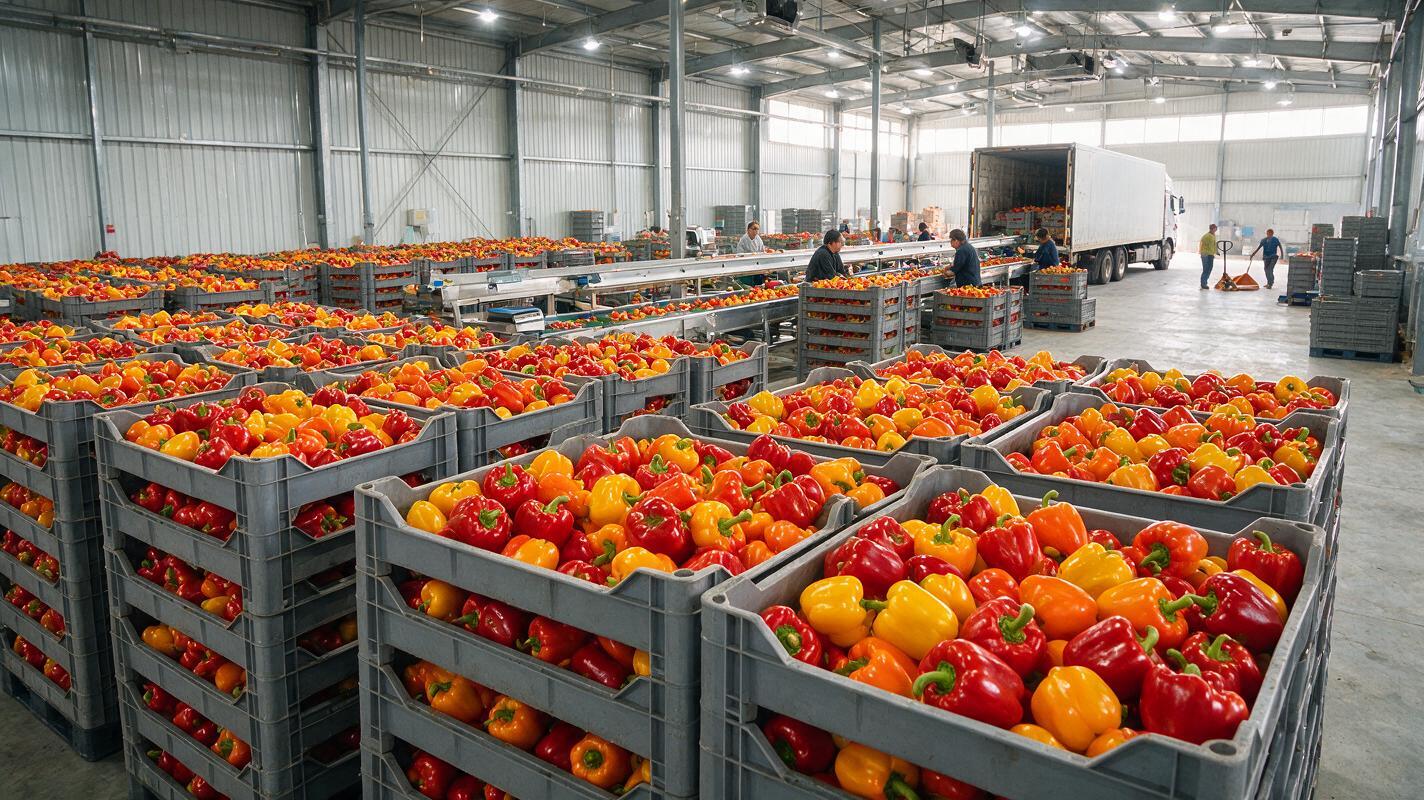 bell pepper export packing
