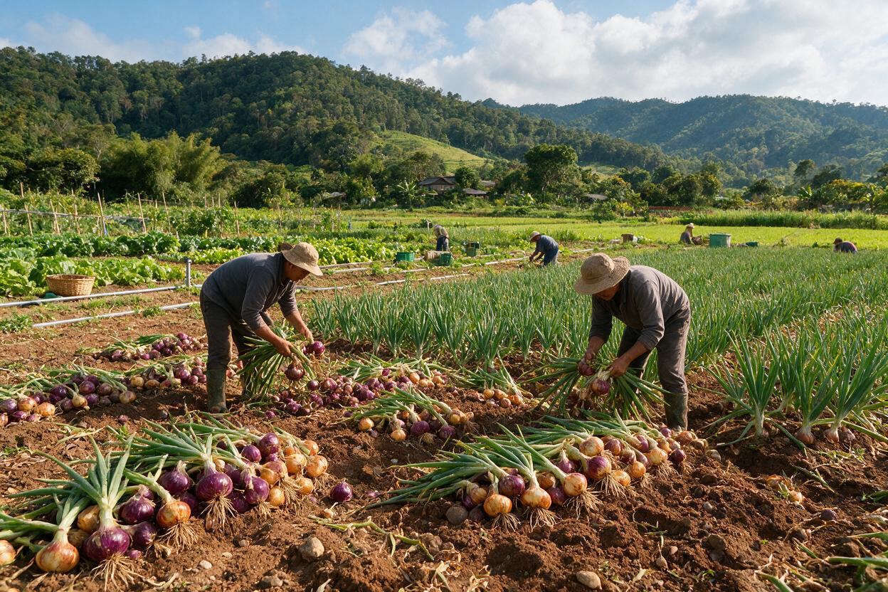 organic onion farm China