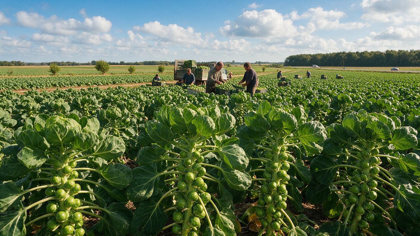 brussels sprouts farm China