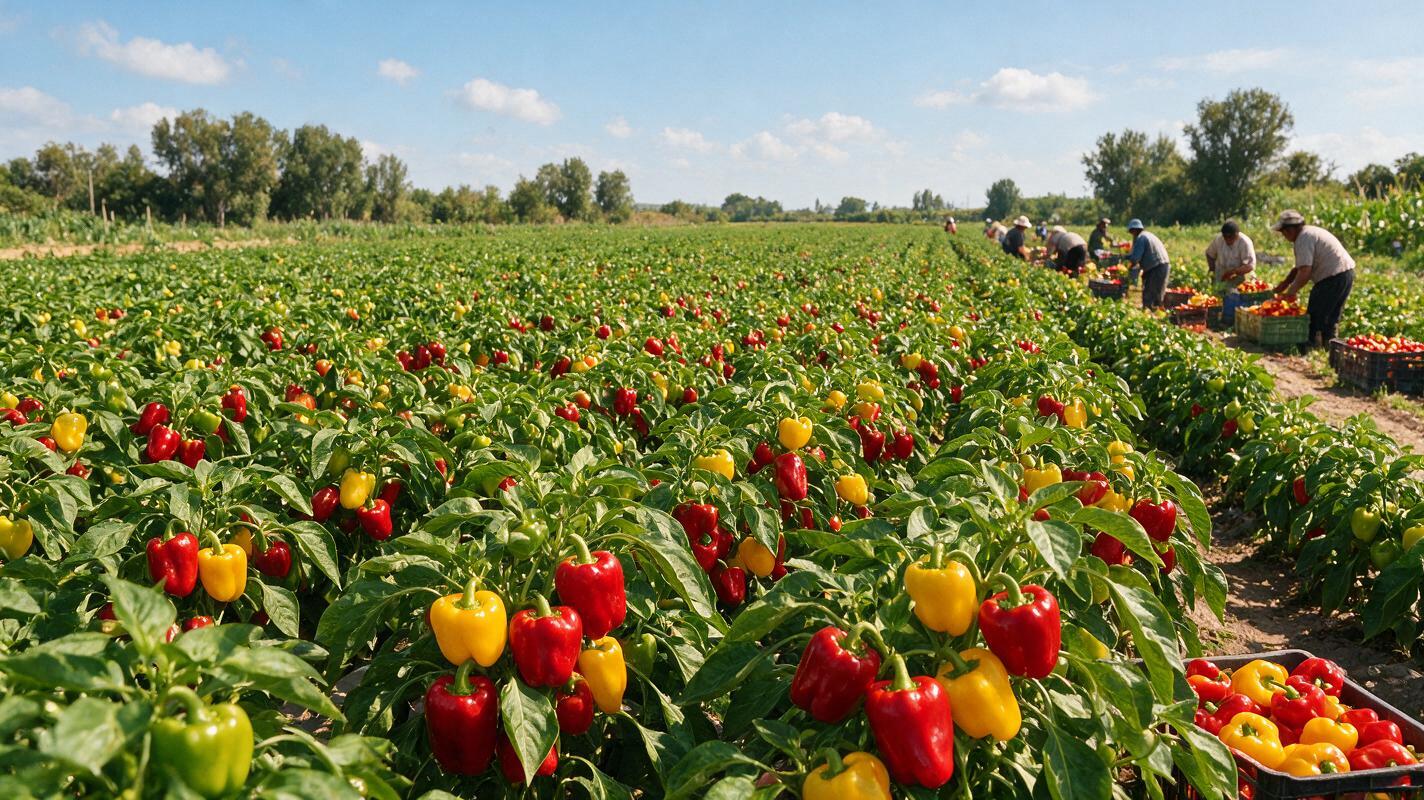 bell pepper farm packing China