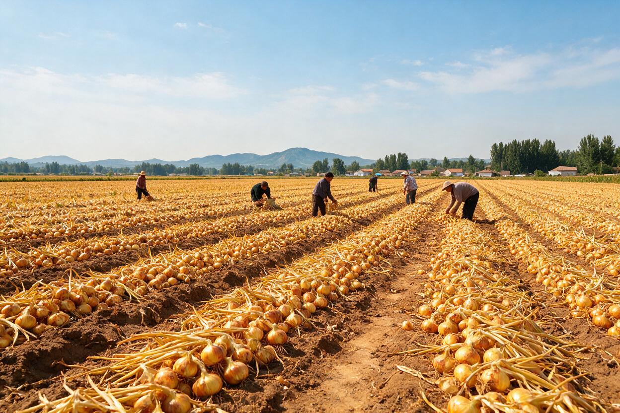 onion farm China