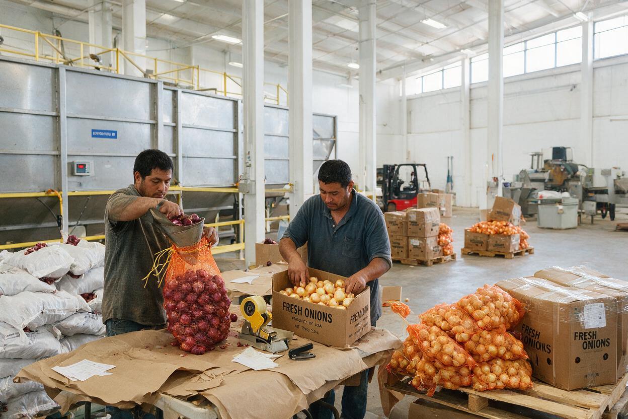 onion export packing China