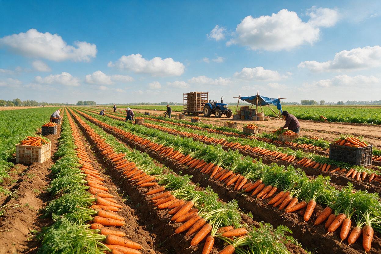 carrot farm China