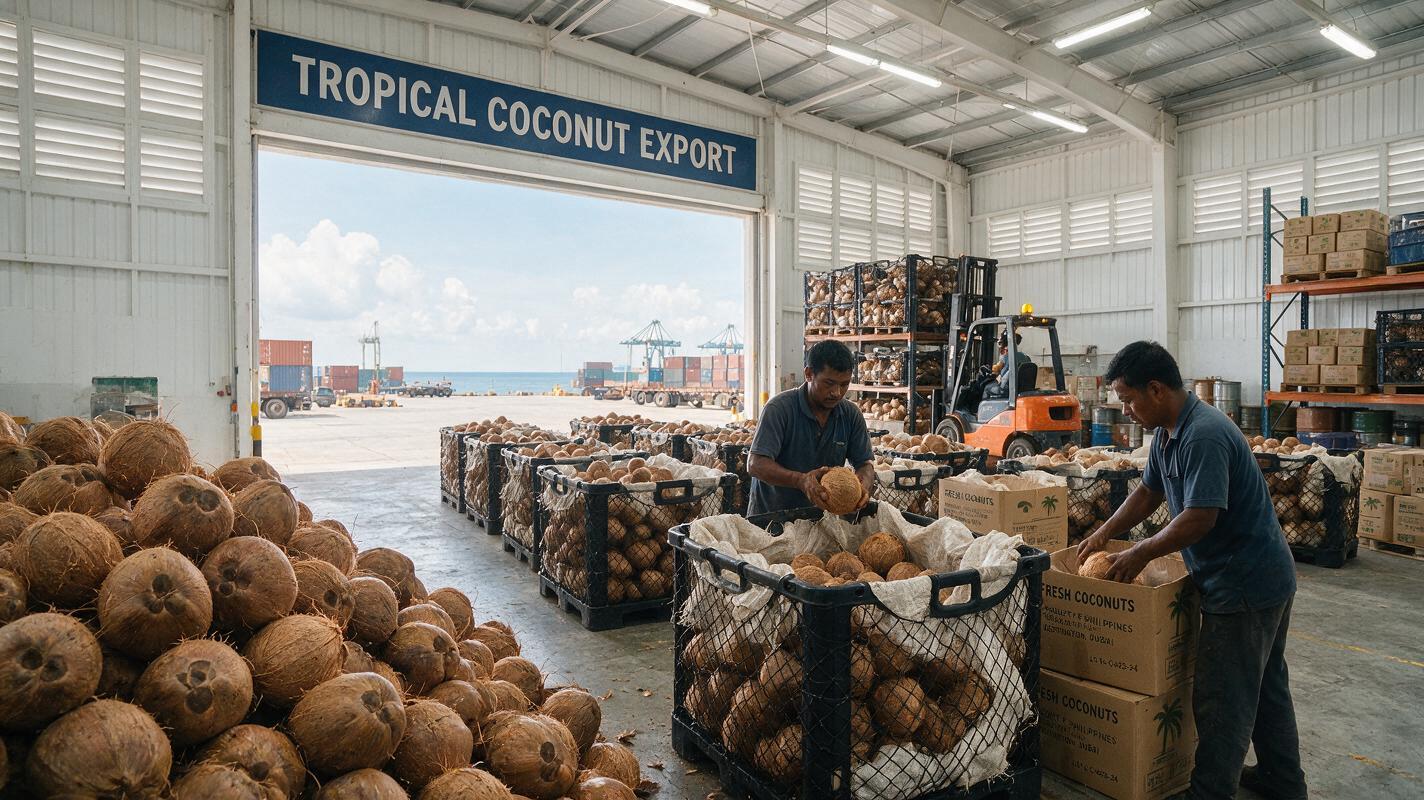 coconut export packing China