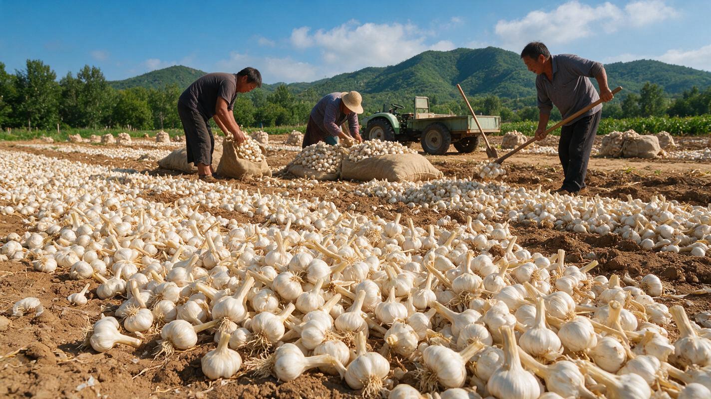 garlic farm China