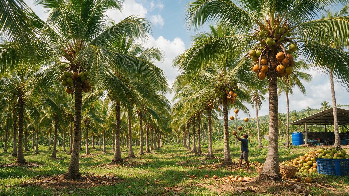 coconut plantation China