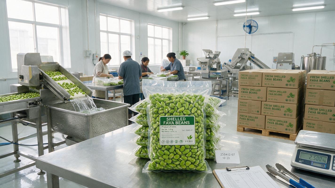 fava beans packing China