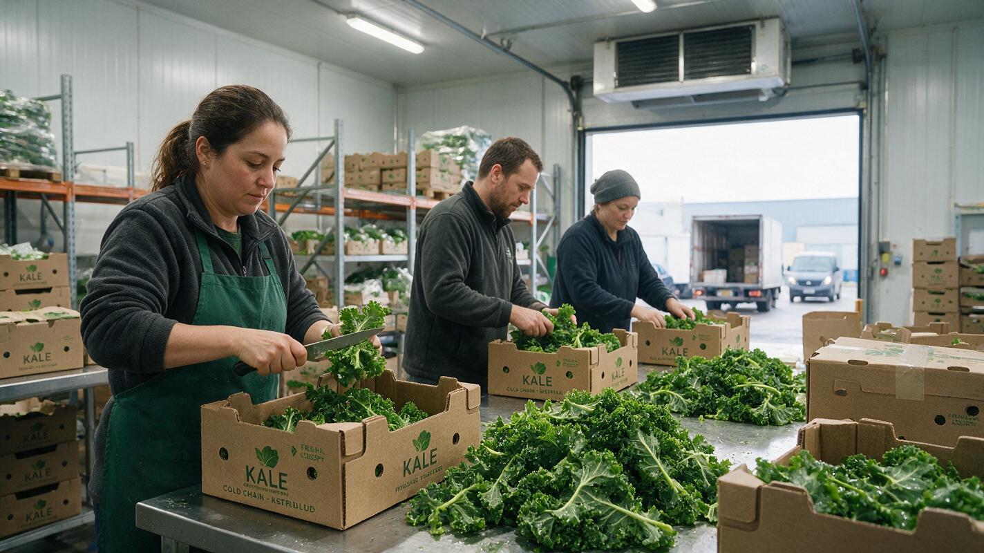 kale export packing China