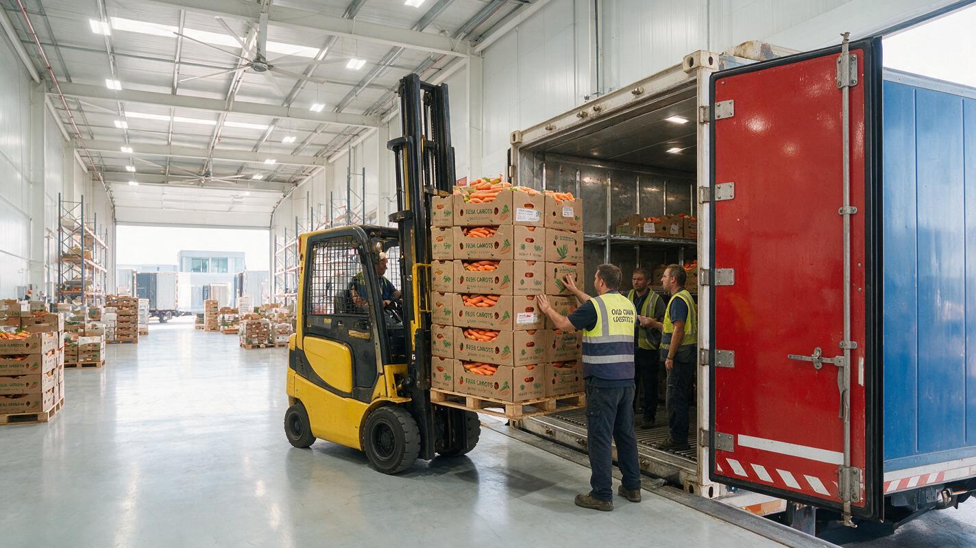 carrot export cold chain China