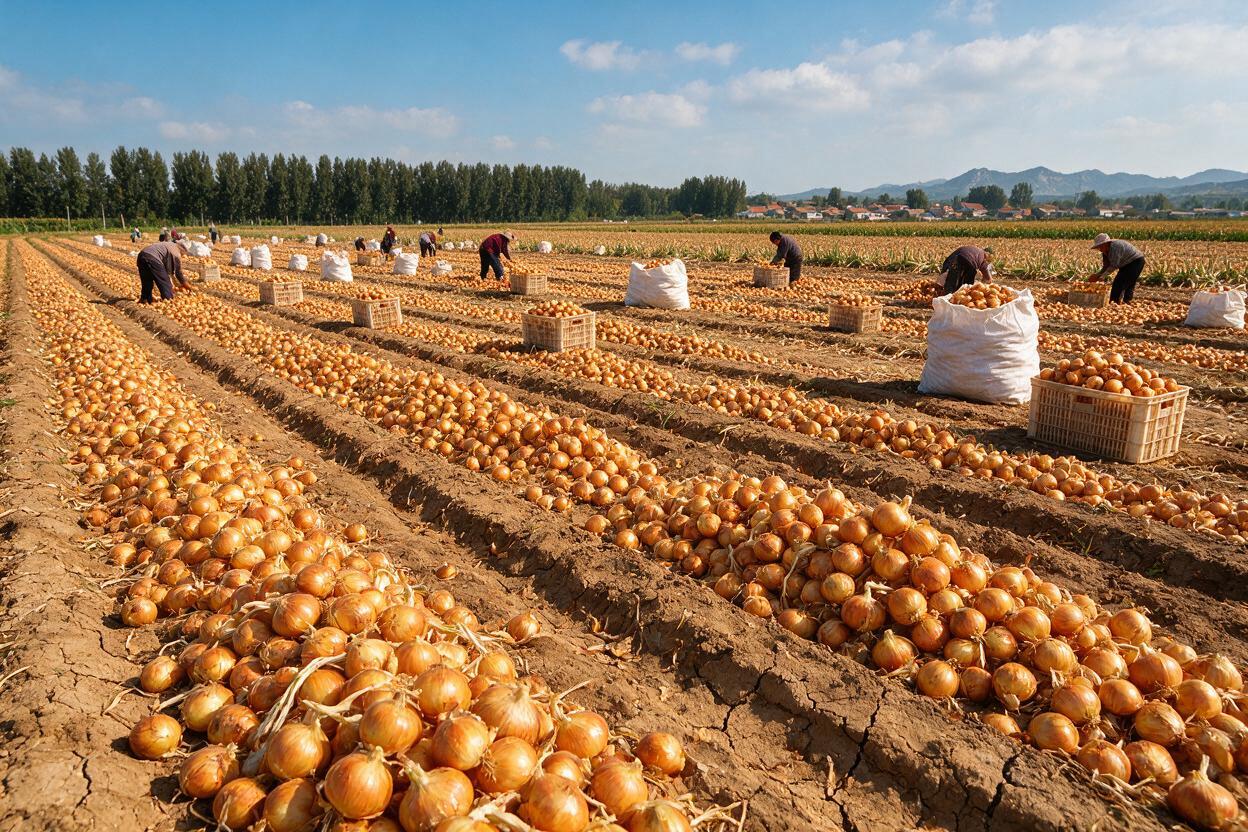 onion farm China