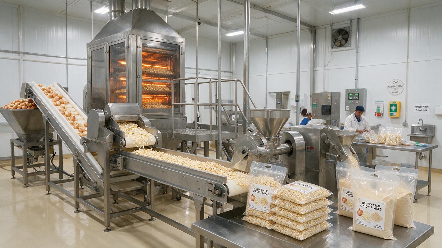 onion processing plant China