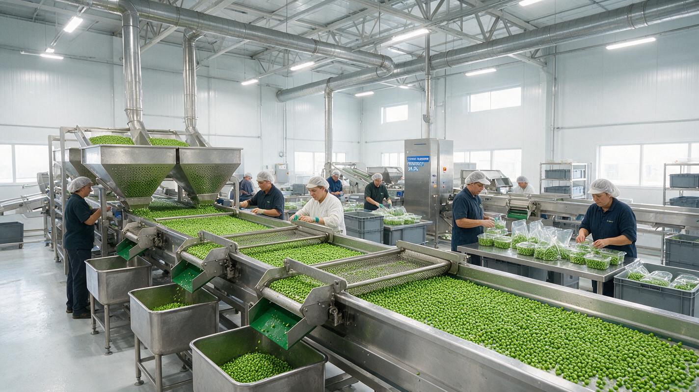 green peas packing line China