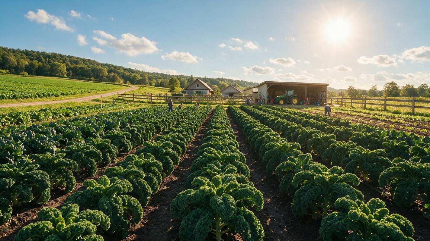 kale farm China