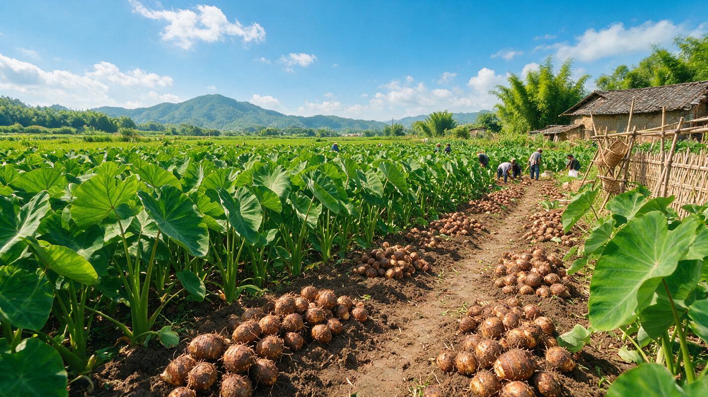 taro farm China