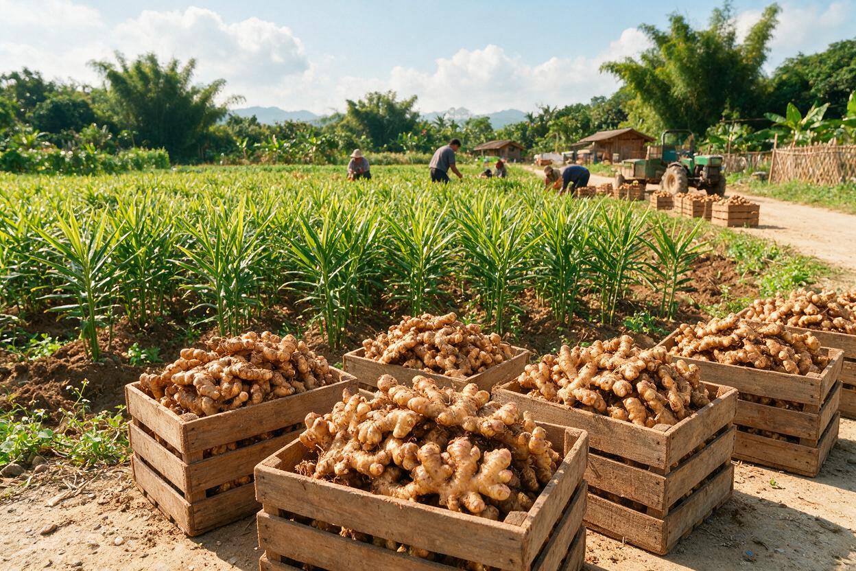ginger farm China