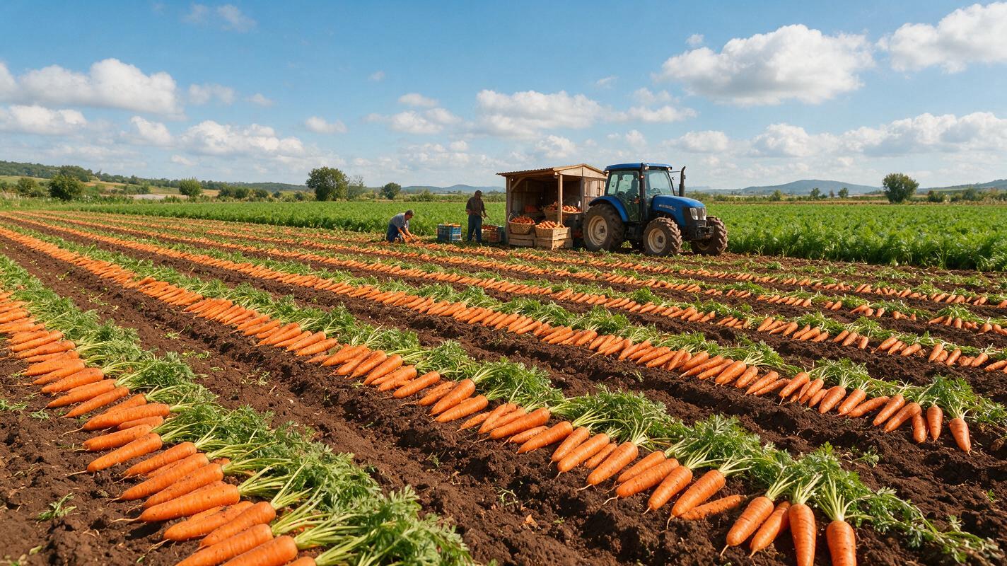 carrot farm China