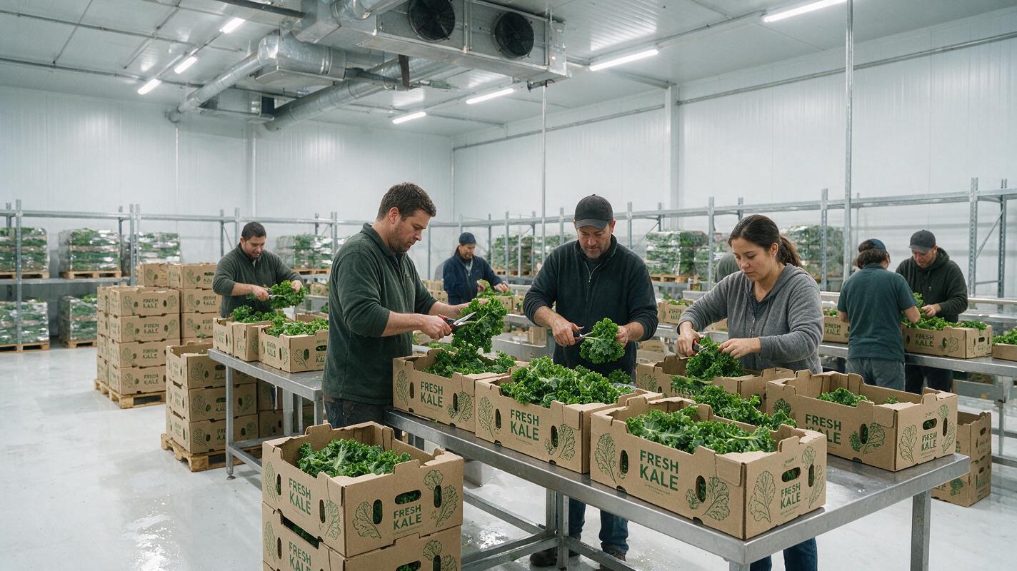 kale packing China