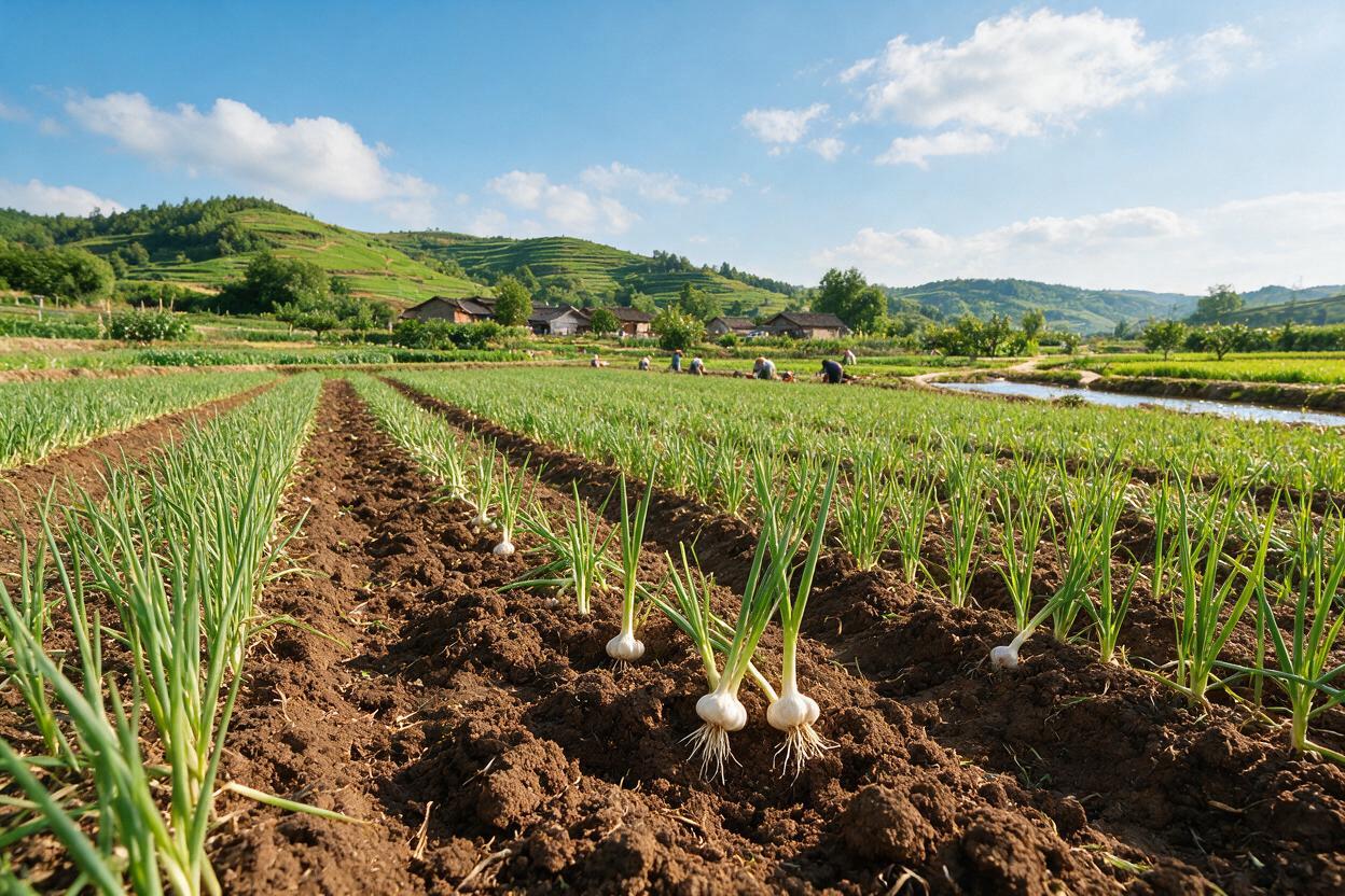 garlic farm China