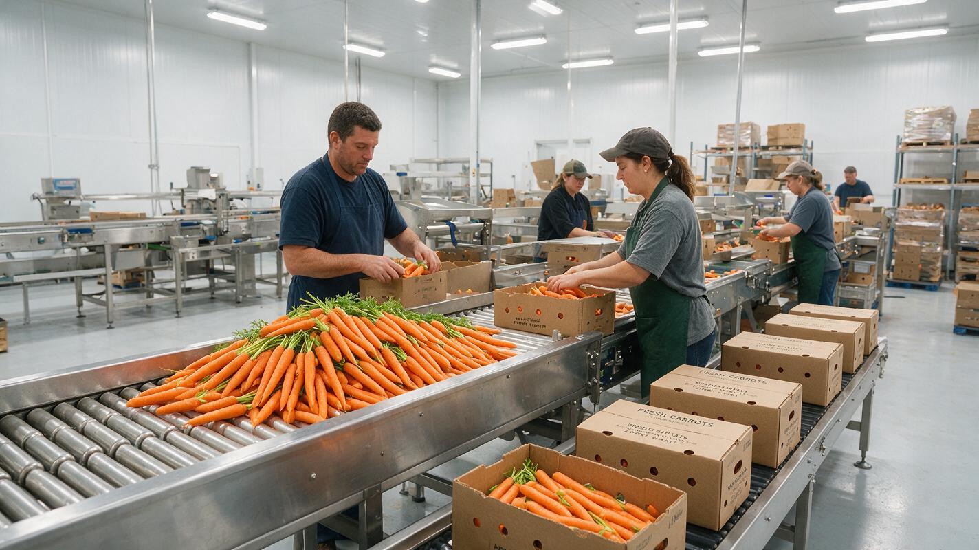 carrot packing line China