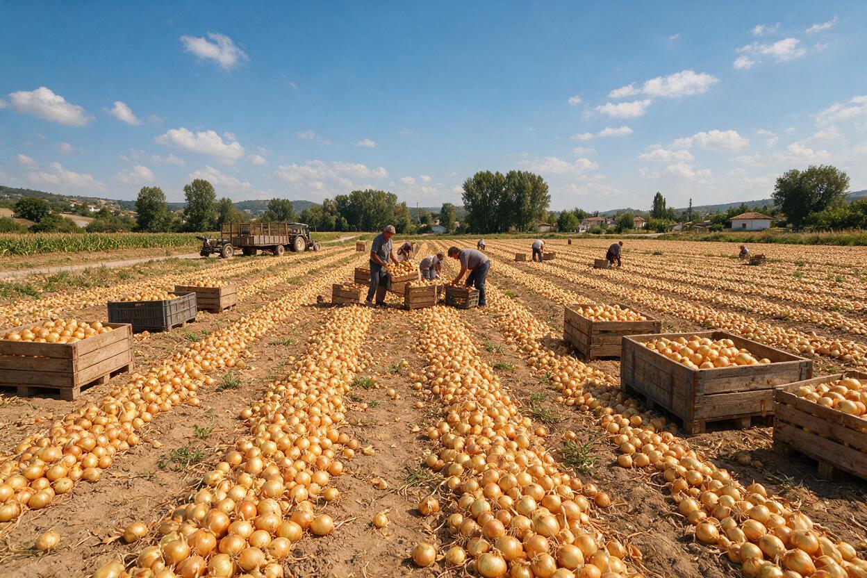 onion farm China