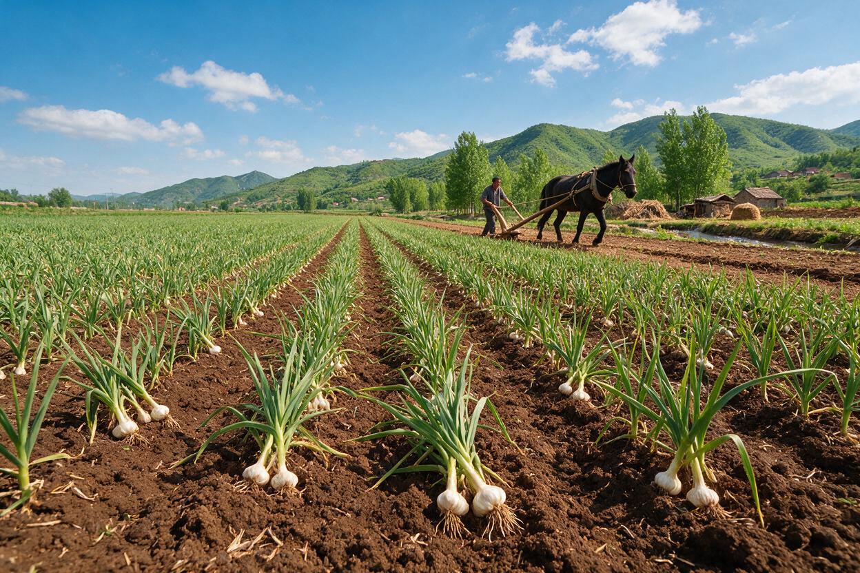 garlic farm China