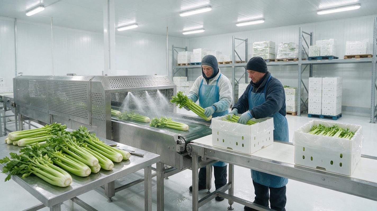 celery packing cold chain China