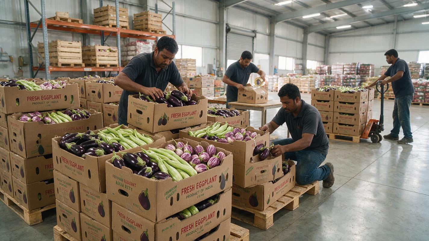 eggplant packing China