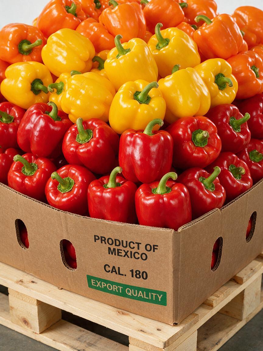 Bell Pepper Export Logistics from China