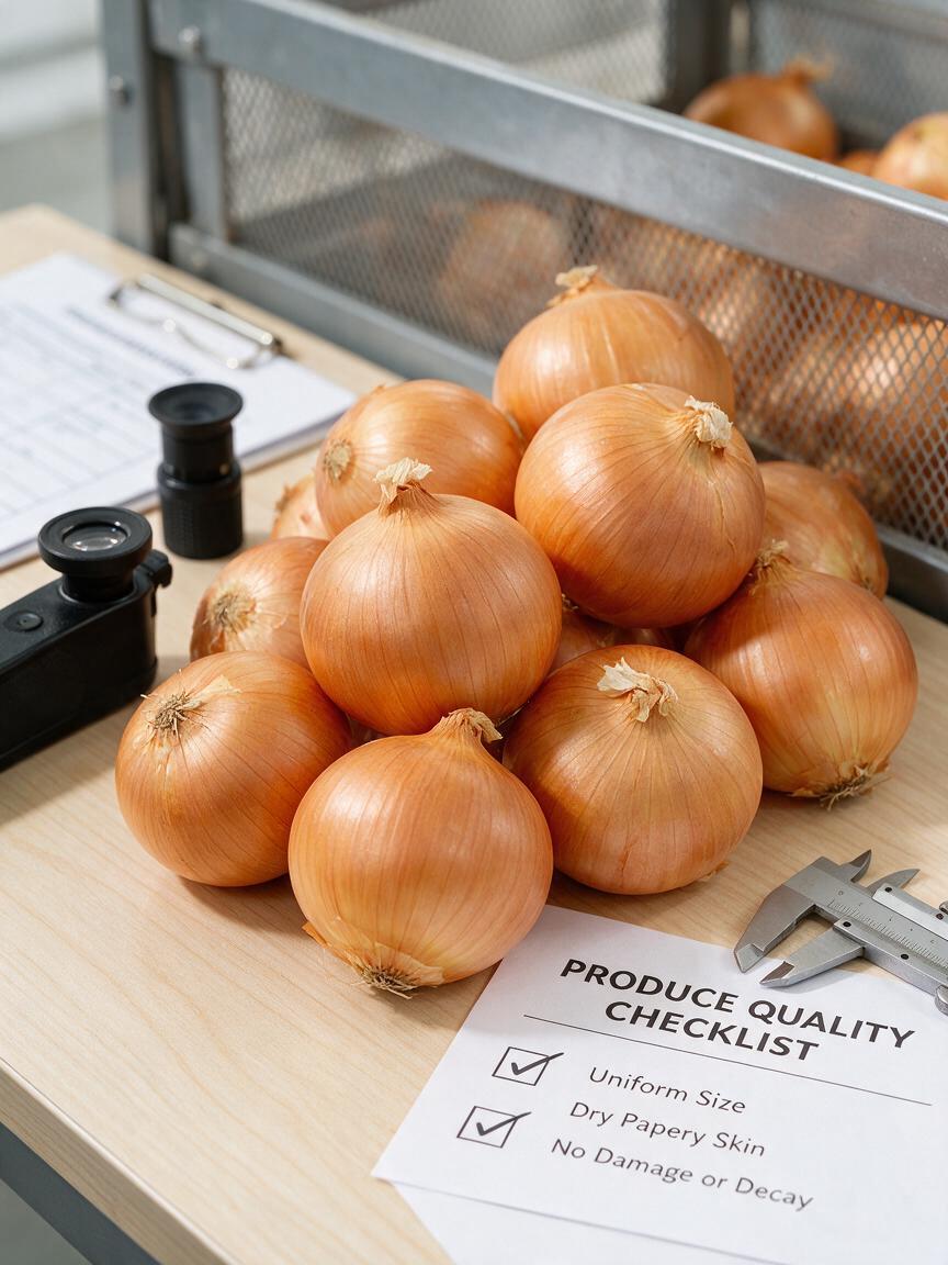 Onion Quality Inspection Standards from China