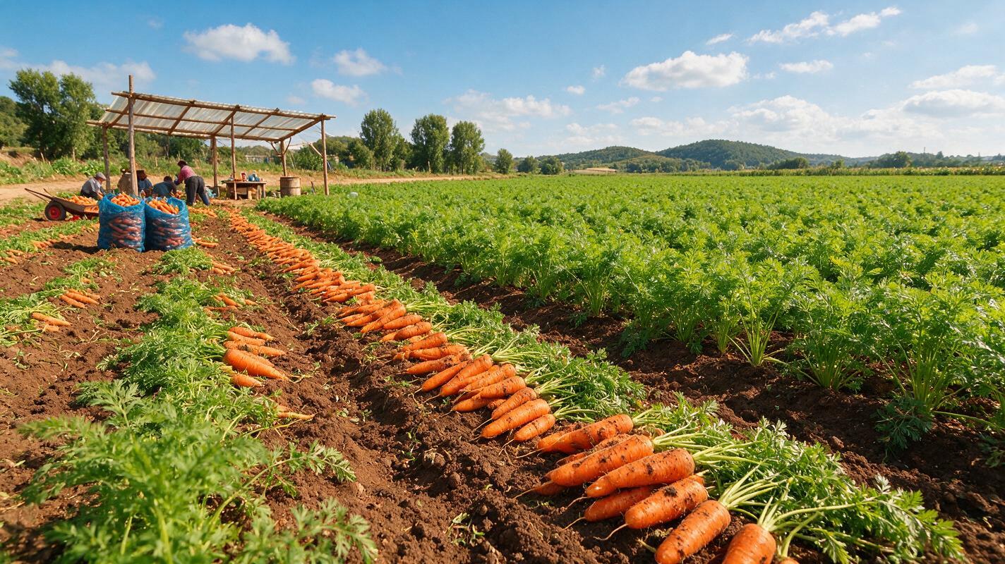 carrot farm China