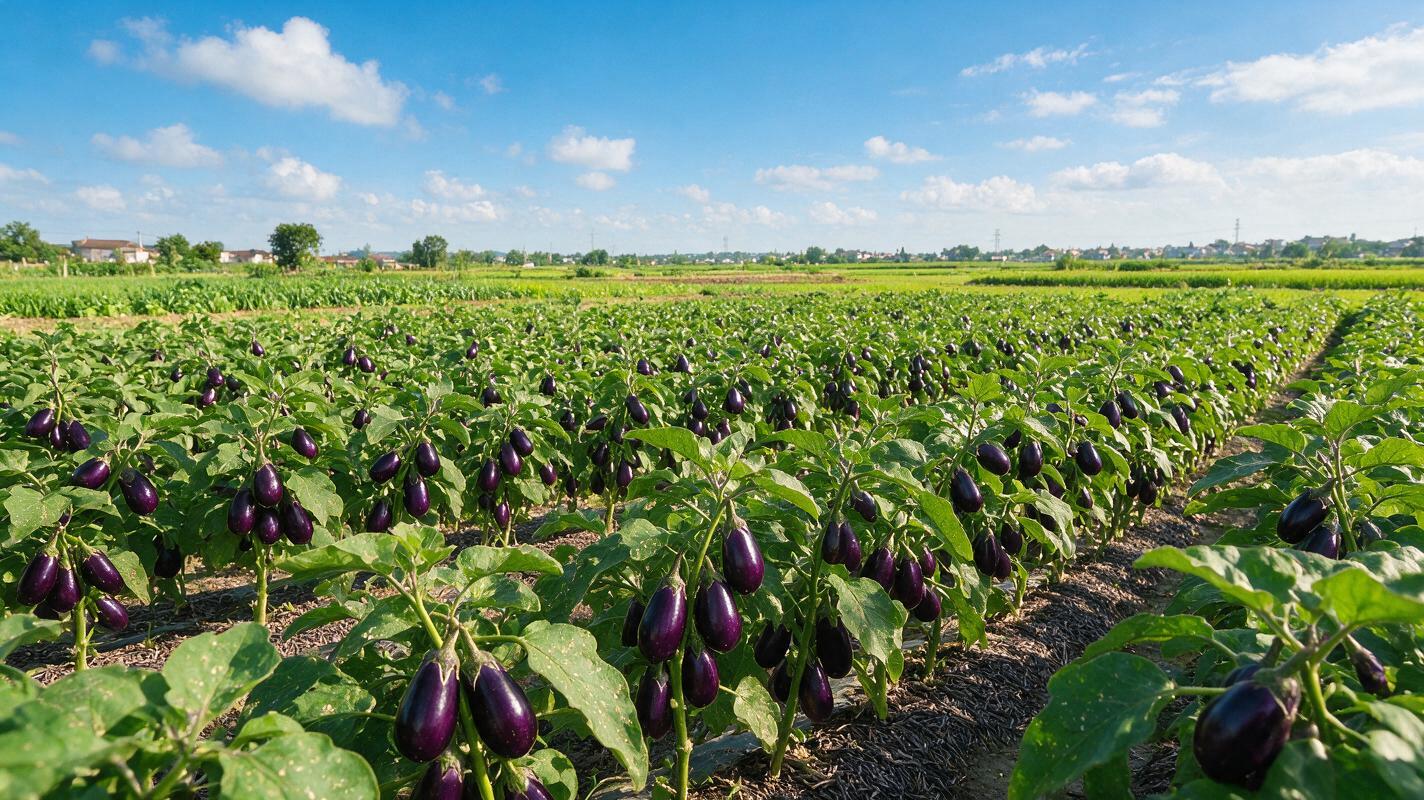 eggplant farm China