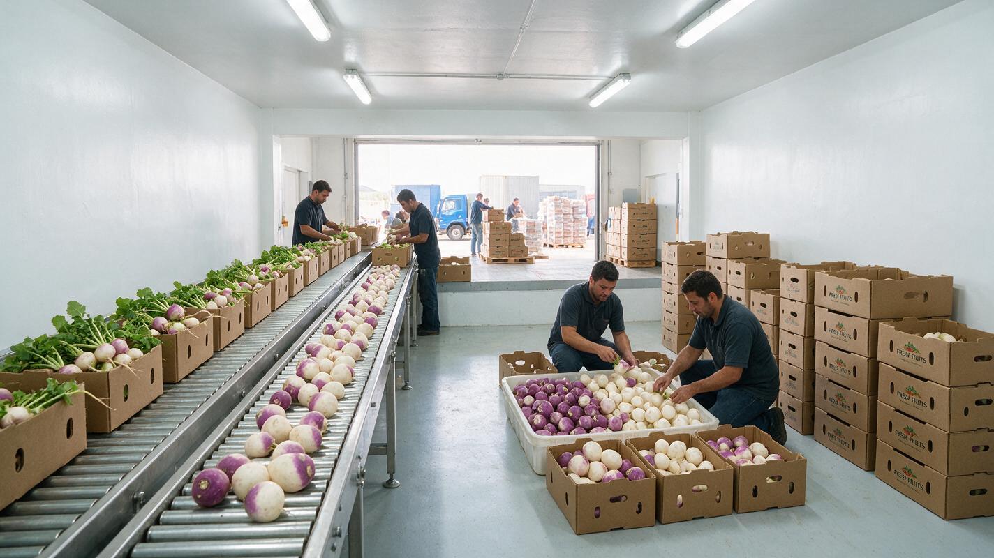turnip packing China