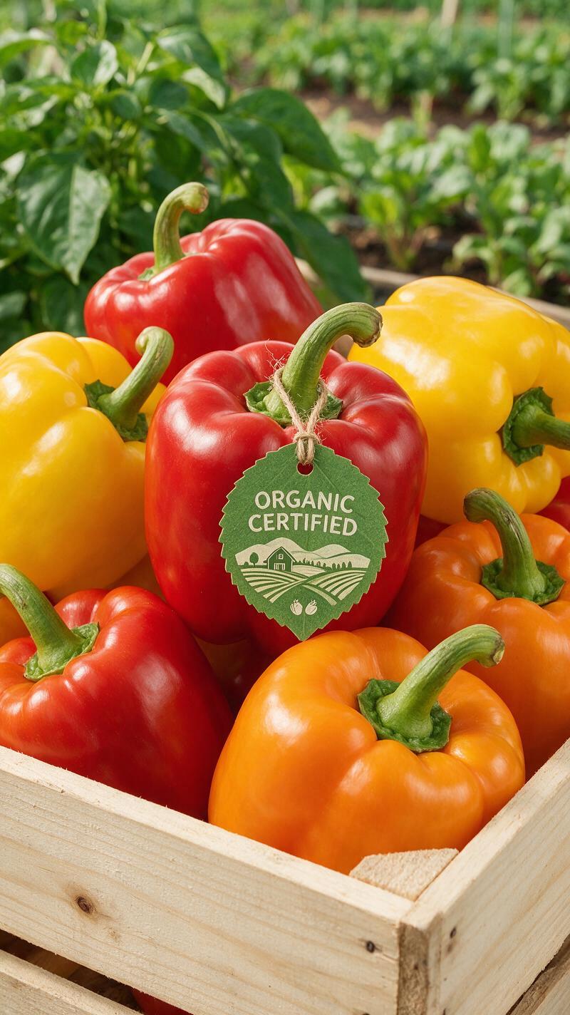 Organic Bell Pepper Export from China